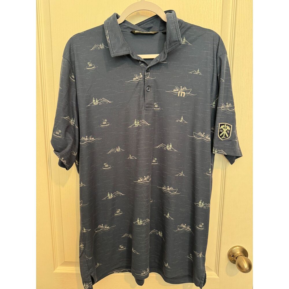 Mens Travis Mathew Polo Shirt size XL